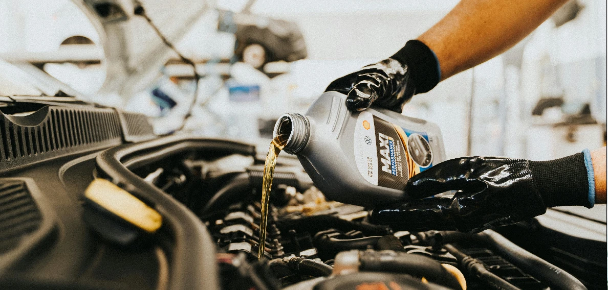 regular oil change for vehicle